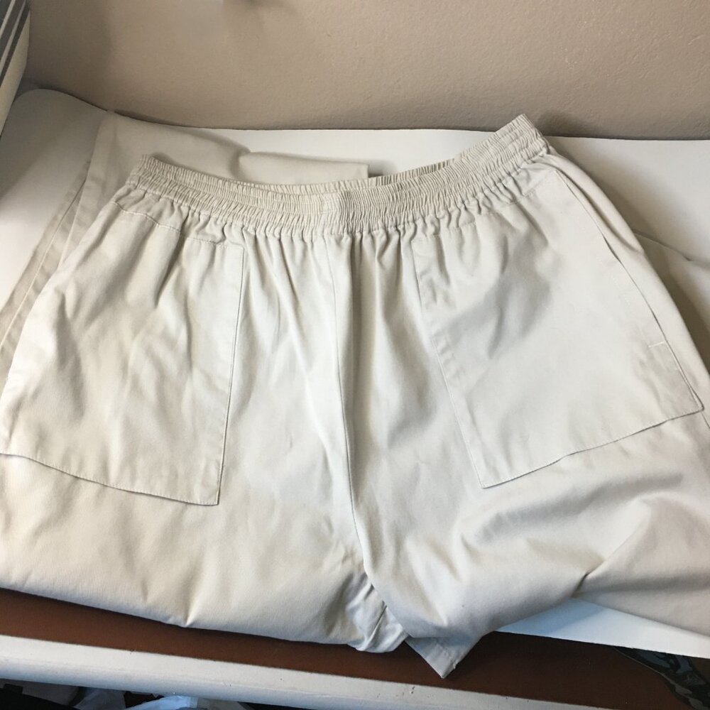 Vintage 𝐂𝐇𝐑𝐈𝐒𝐓𝐈𝐀𝐍 𝐃𝐈𝐎𝐑 "Actifs" Cotton Pull-On Pants - Picture 4 of 8